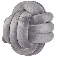 DEKOKISSEN Grau 30/30 cm Malni - Grau, Textil (30/30cm) - Beliani