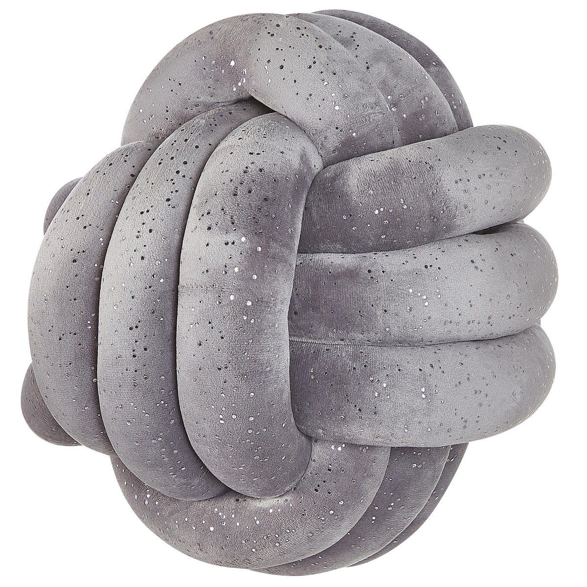 DEKOKISSEN Grau 30/30 cm Malni - Grau, Textil (30/30cm) - Beliani