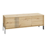TV STOLEK VALOZA, 150/57/40 cm, dub Artisan - dub artisan, kompozitní dřevo (150/57/40cm) - MASSENO