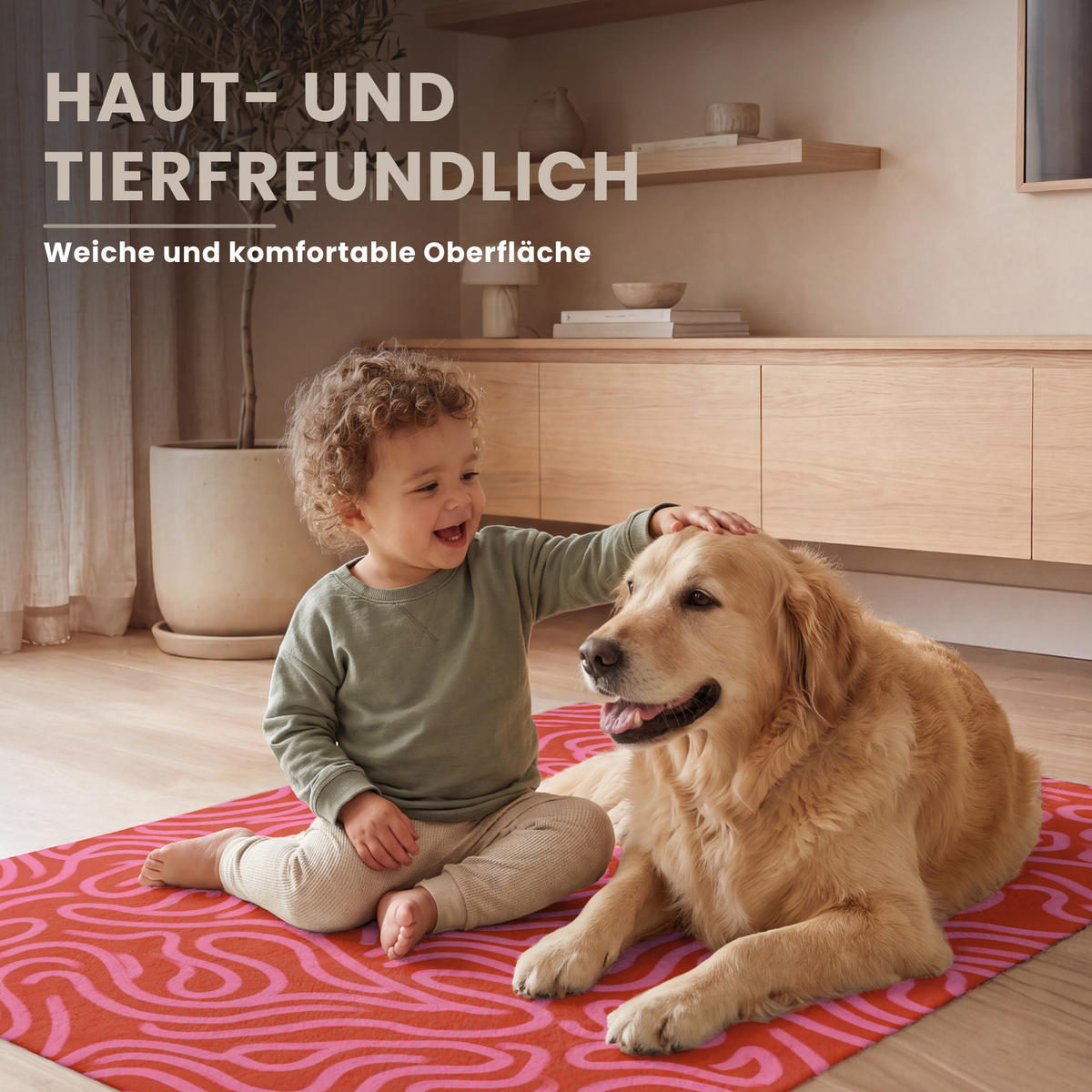KOBERCE - Ružová - 80x120 cm - červená, textil/plast (80/0.4cm) - OnlyWow