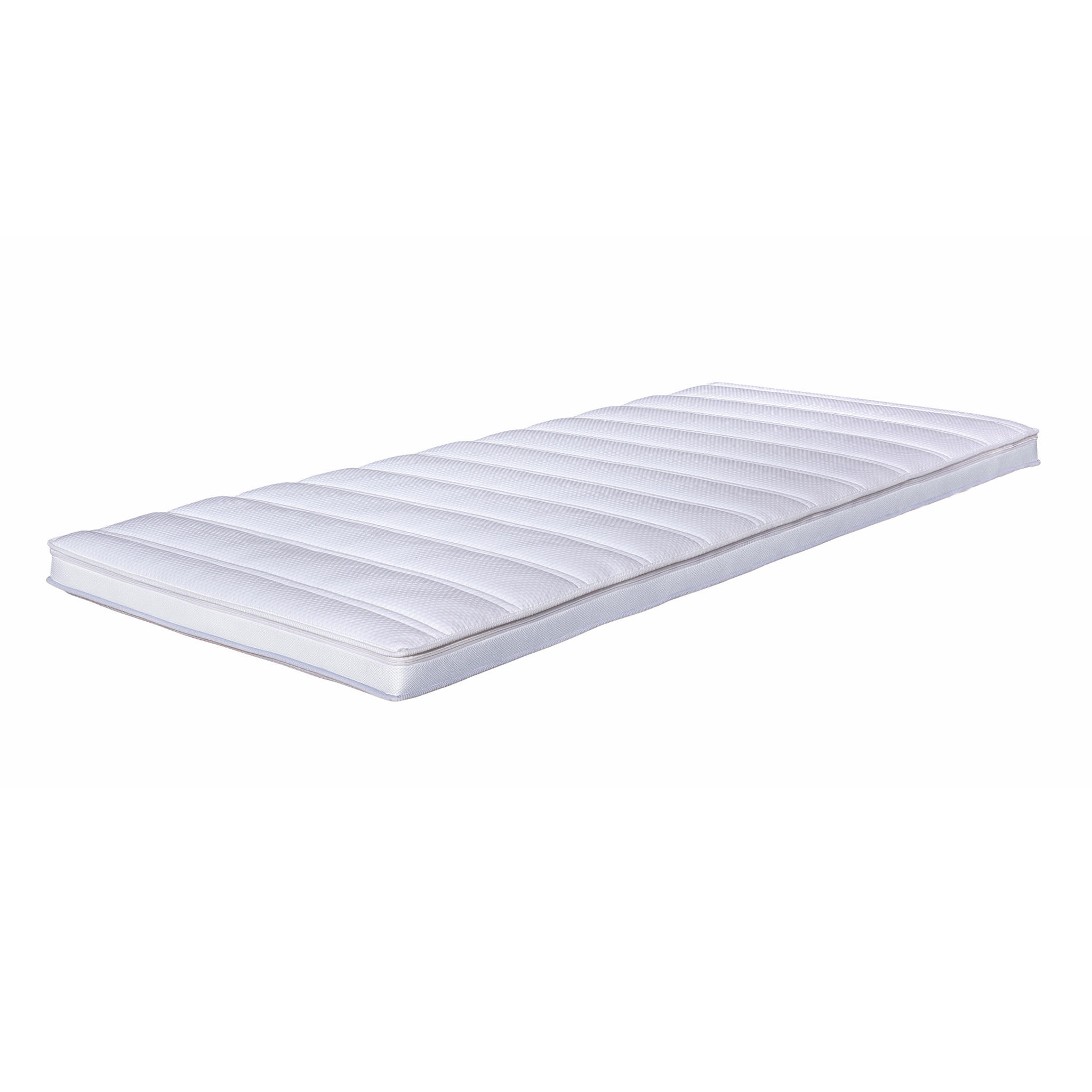 GELSCHAUM-TOPPER "Gel Klima", 80 x 200 cm, Höhe: ca. 6 cm - Weiß, Textil (80/200cm) - Hn8 Schlafsysteme
