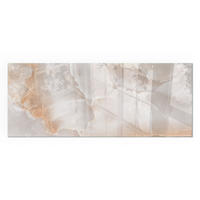 GLASPLATTE für Kamin 125x50 cm - Beige, Glas (125/50/0.4cm) - TULUP