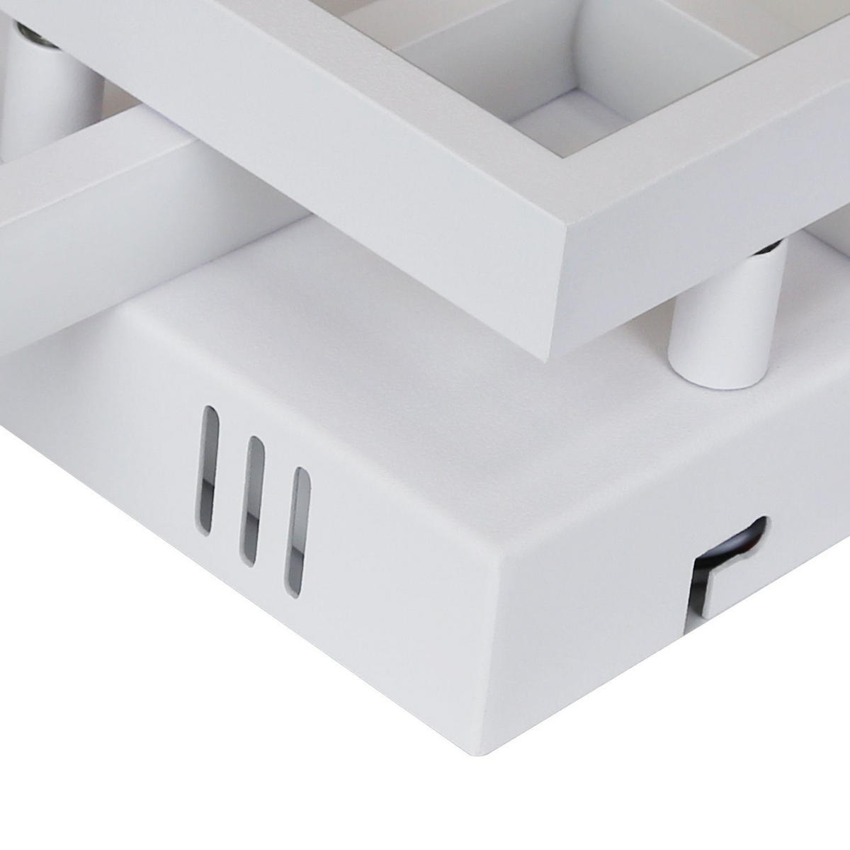 LED-DECKENLEUCHTE 60/29/7 cm - Weiß, Metall (60/29/7cm) - Nettlife