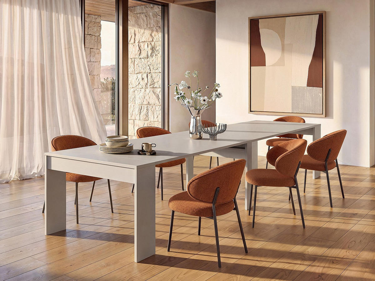KONSOLENTISCH - Holz, Platte - Beige - - Beige, Holz (90/302/75cm) - Vente-Unique