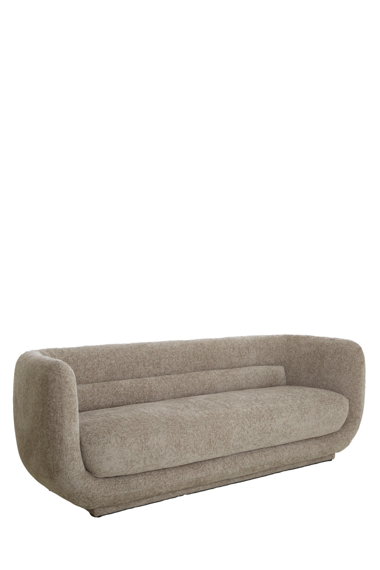 BANK Kialy Braun 237/96/75 cm - Braun, Holz (96/75/237cm) - Light & Living