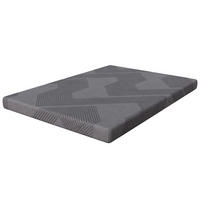TOPPER-MATRATZE mit Memory-Schaum, 180×200 cm, 8 cm - Grau, Textil (180/200cm) - CHICASA