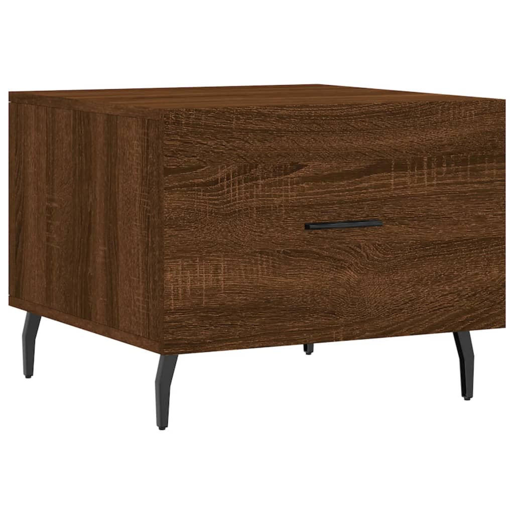 COUCHTISCH Braun Eichen-Optik 50x50x40 cm Holzwerkstoff - Braun, Holzwerkstoff (50/50/40cm) - furnicato