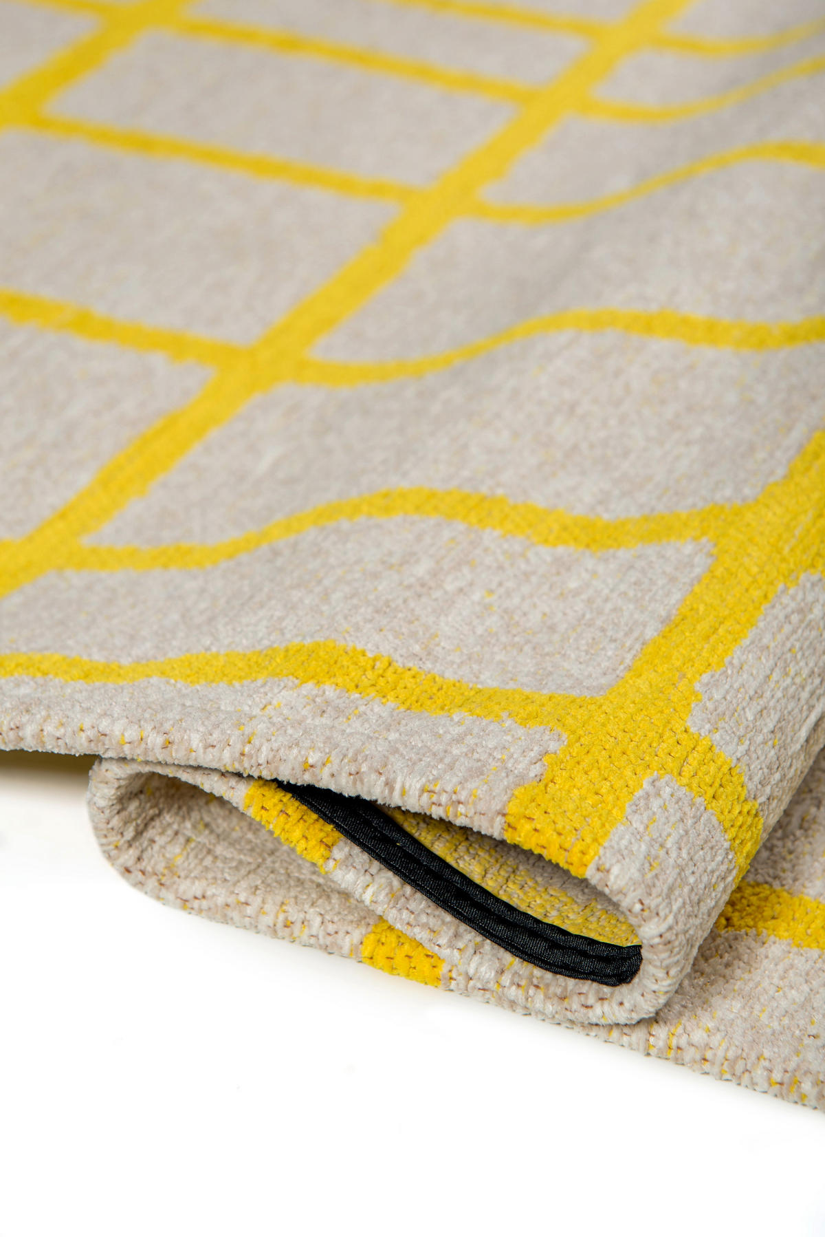 TEPPICH modern Flachgewebe VERO Gelb 240 x 340 cm - Gelb, Textil (240/340cm) - Novatrend