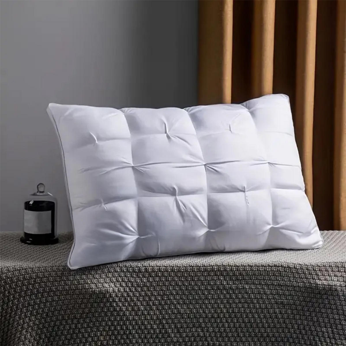KISSENFÜLLUNG Füllkissen Innenkissen aus Polyester Weiß Reißverschluss Strapazierfähig und Langlebig Vakuumverpackt Pflegeleicht 74 x 48 cm - Weiß, Textil (74/48cm) - Livingandhome