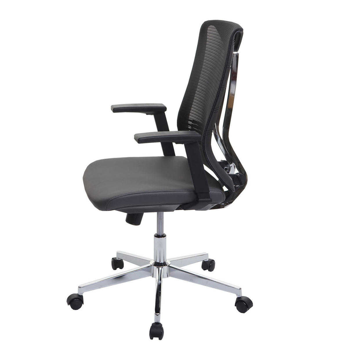 BÜROSTUHL Grau - Grau, Textil (65/110/66cm) - MCW