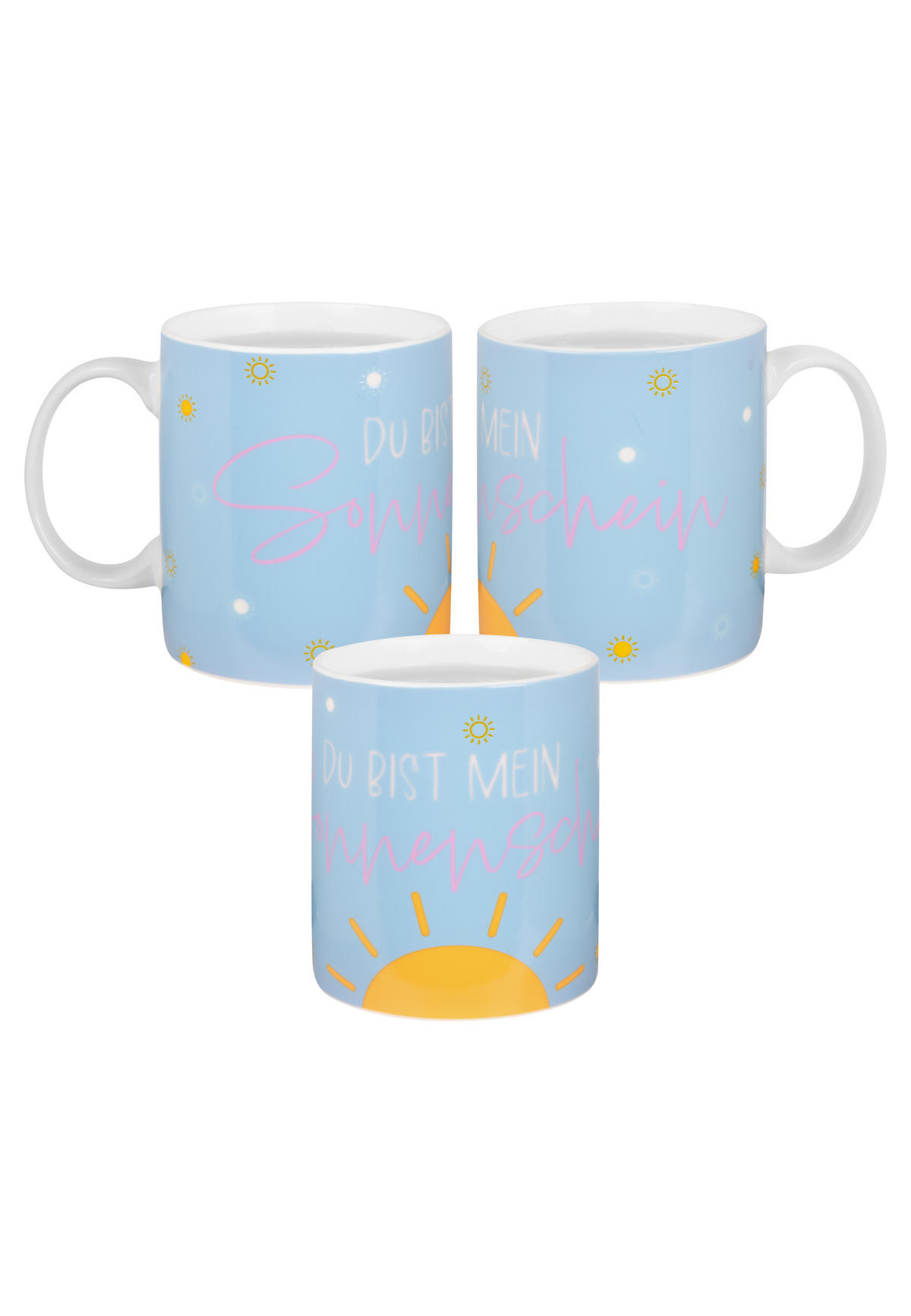 KAFFEEBECHER Du bist mein Sonnenschein Zaubertasse Mehrfarbig 320 ml - Multicolor, Keramik (0.32L) - United Labels