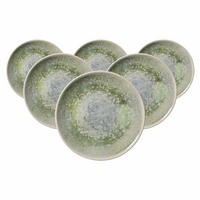 DESSERTTELLER Cecina Jade ø 20,5 cm 6er Set - Beige/Grün, Keramik (20.5cm) - Ritzenhoff Breker