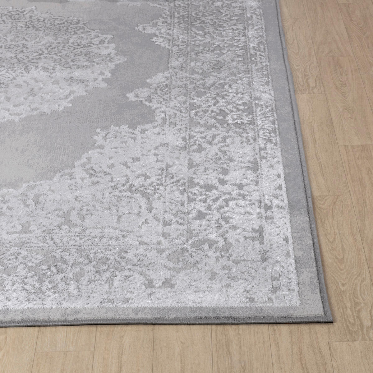 VINTAGE-TEPPICH 120x170 cm Weiß - Beige, Naturmaterialien/Textil (120/170cm) - LIVABLISS