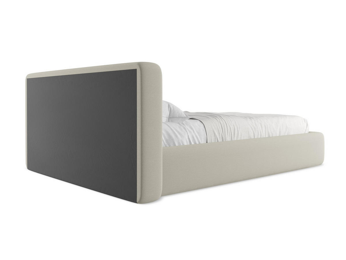 POLSTERBETT mit Bettkasten und Lattenrost 180x225 Beige - Beige/Creme, Kunststoff/Textil (140/200cm) - Makamii