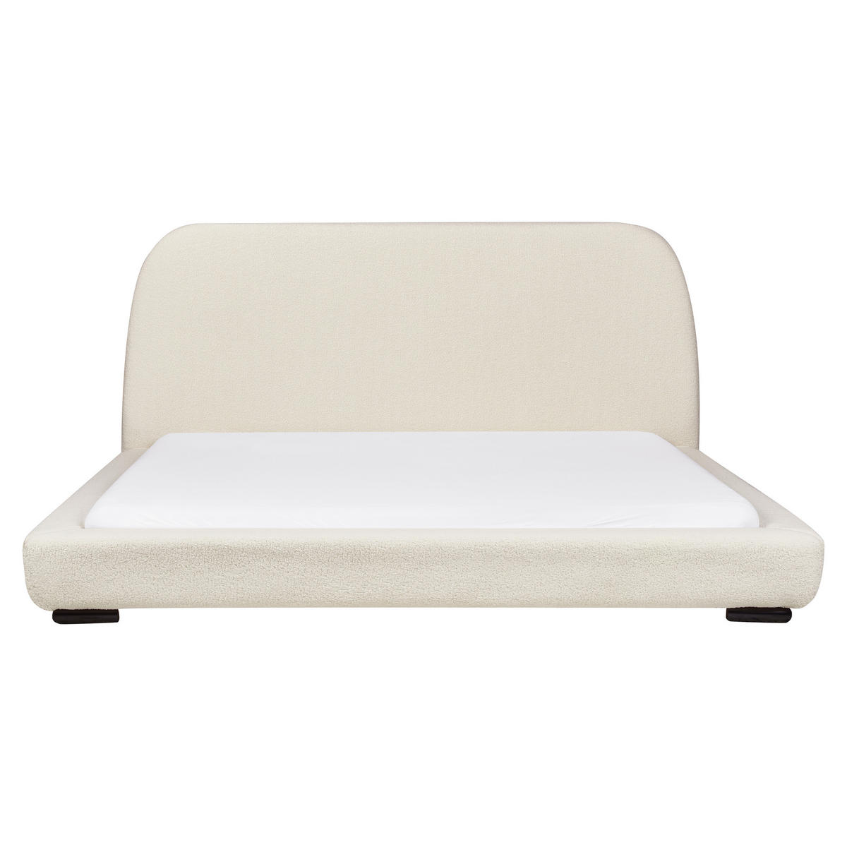 WASSERBETT 180/200 cm Beige Roisel - Creme, Textil (180/200cm) - Beliani