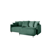 ECKSOFA Betto - Grün, Holzwerkstoff/Textil (221/148cm) - Fun Möbel