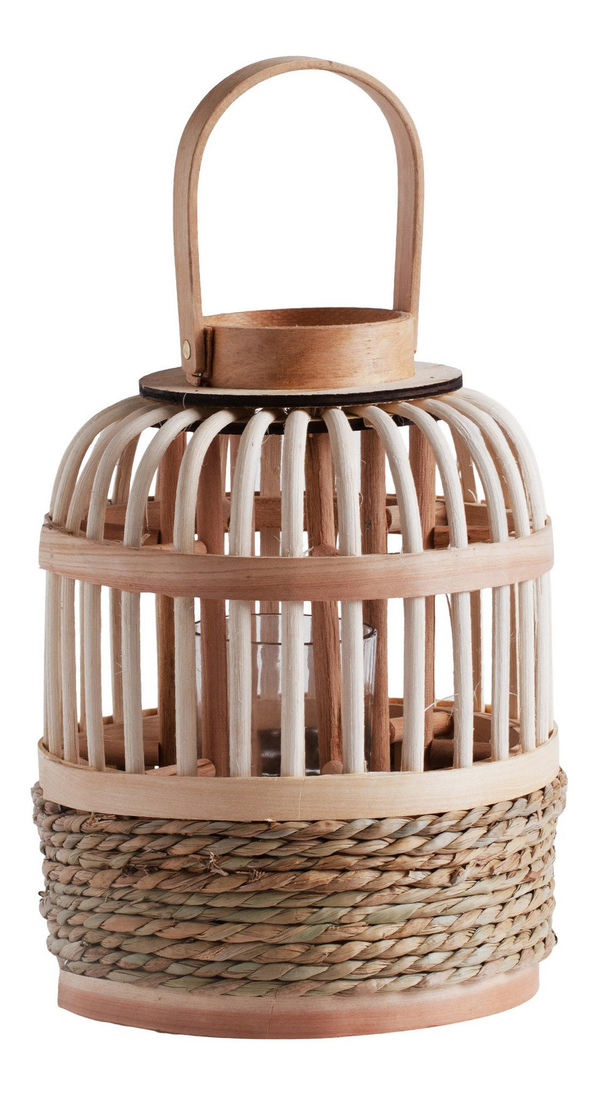 LATERNE Heimo - Braun, Holz (23/31/23cm) - home&you