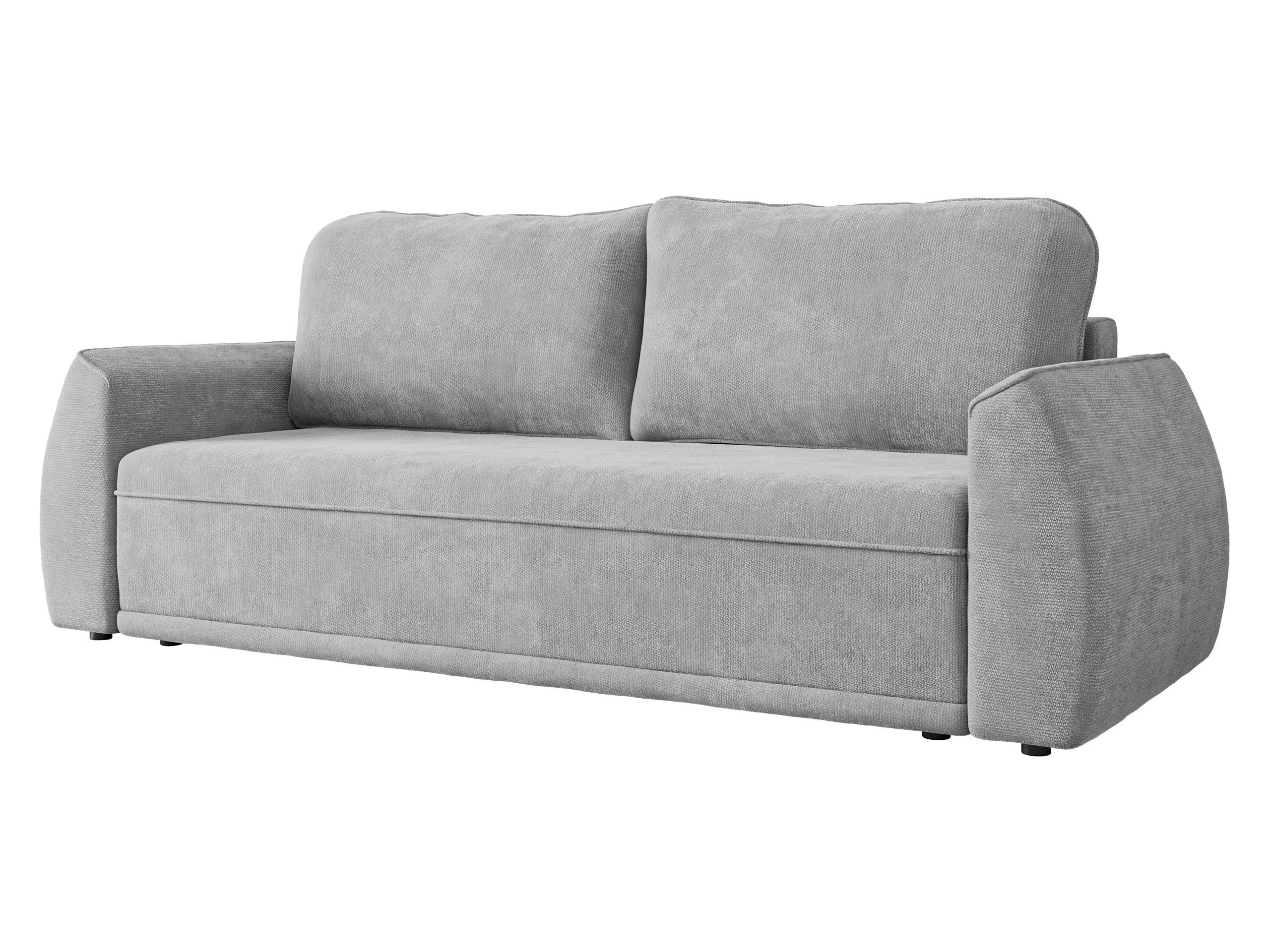 SCHLAFSOFA Floxi - Hellgrau/Schwarz, Holz/Kunststoff (244/96/96cm) - MIRJAN24