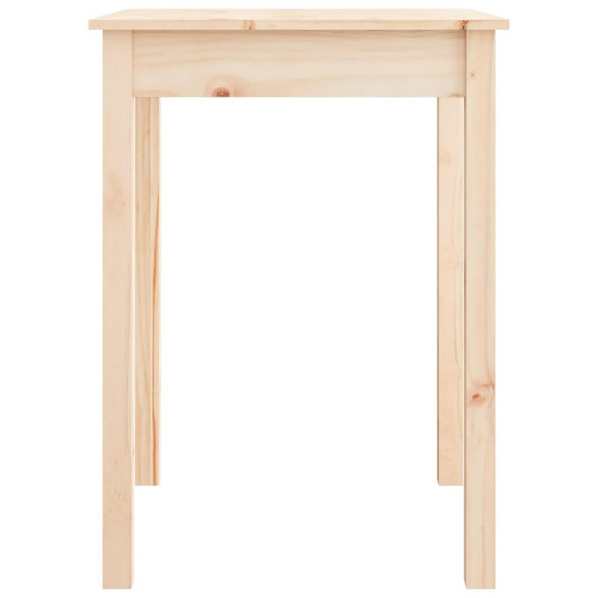 ESSTISCH 55x55x75 cm Massivholz Kiefer - Braun, Holz (55/55/75cm) - furnicato