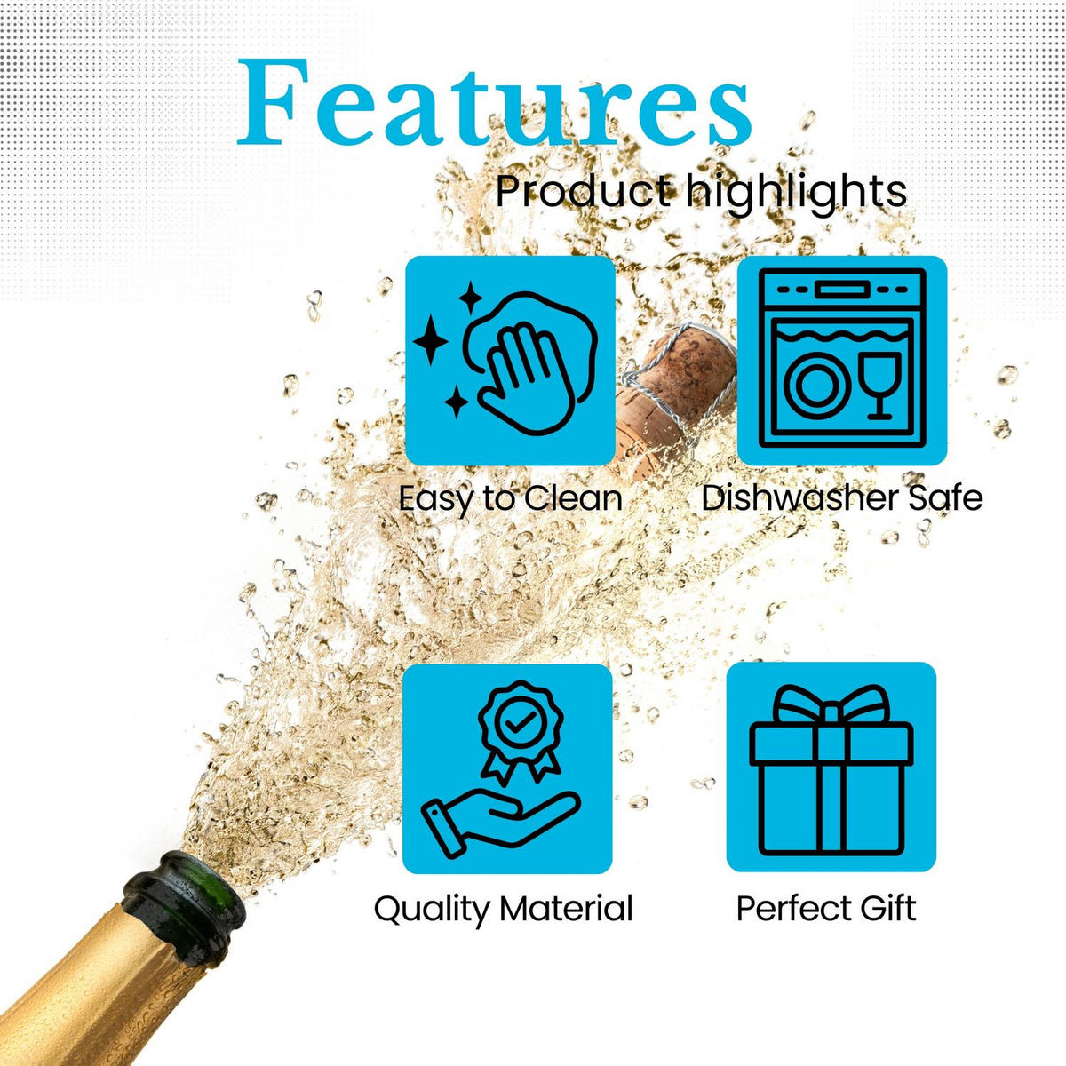 SEKTGLAS 200 ml - Transparent, Glas (0.2L) - Intirilife