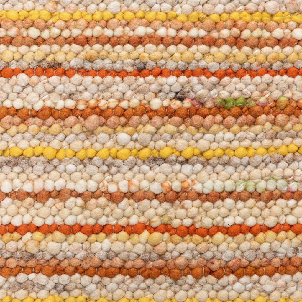 Thumbnail - Xxxl Flachgewebeteppich, Gelb, Naturmaterialien, Uni, Rechteckig, 70x140 cm, beidseitig verwendbar, Teppiche & Böden, Te...