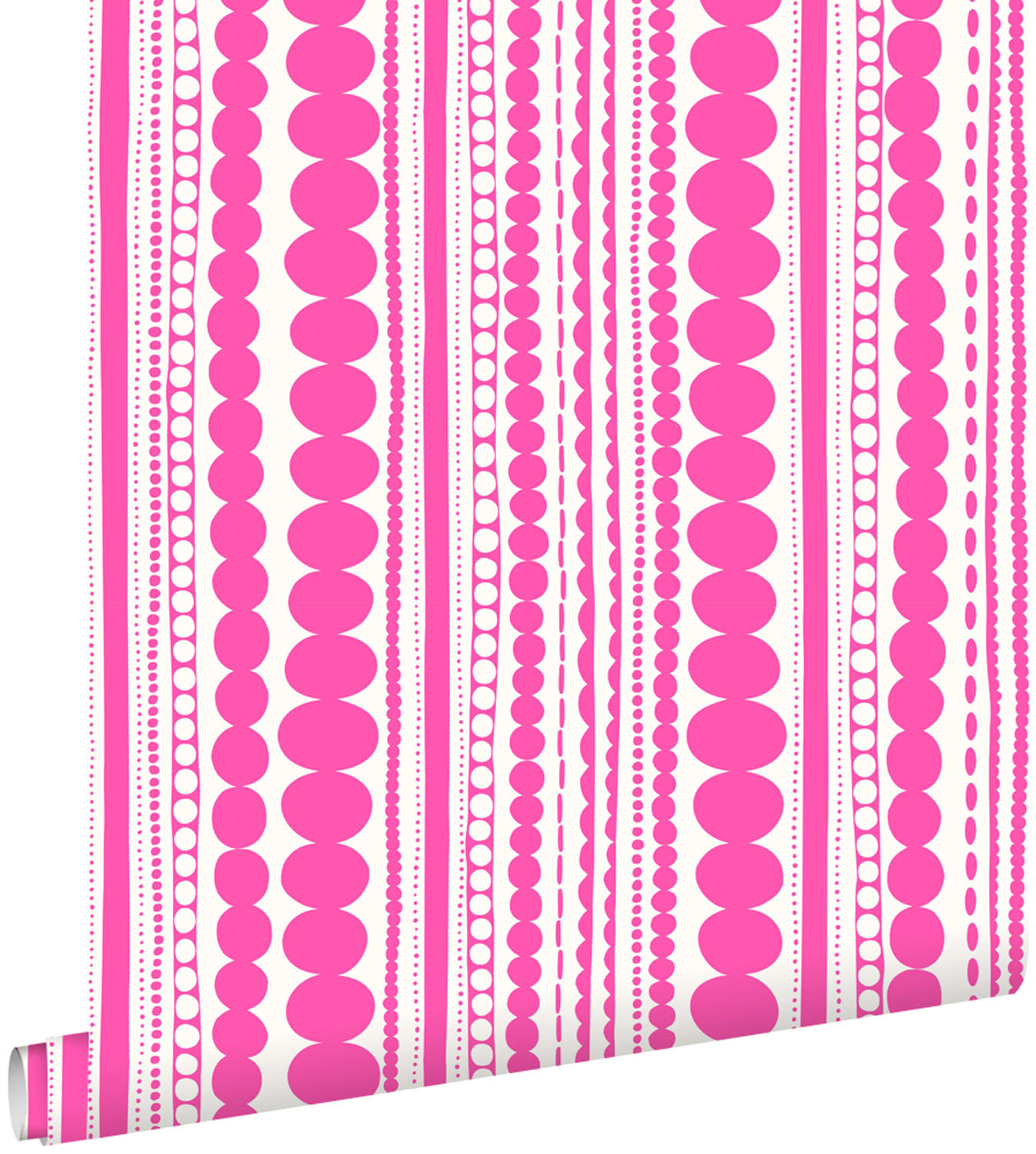 TAPETE Perlen 53 cm x 10.05 m - Pink, Papier (53/0.1cm) - ESTAhome