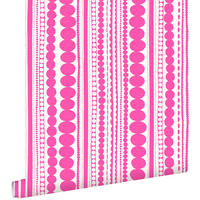 TAPETE Perlen 53 cm x 10.05 m - Pink, Papier (53/0.1cm) - ESTAhome