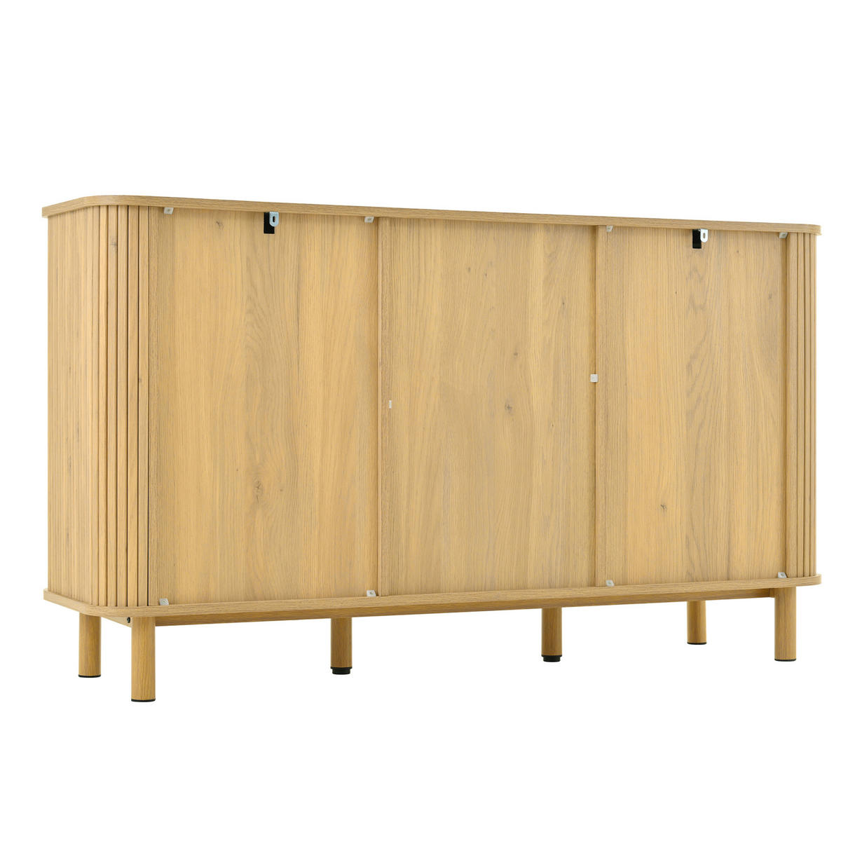 SIDEBOARD 140/40/80 cm Holzfarbe aus MDF mit Rattantüren - Naturfarben, Holzwerkstoff (40/80/140cm) - OKMYHOME