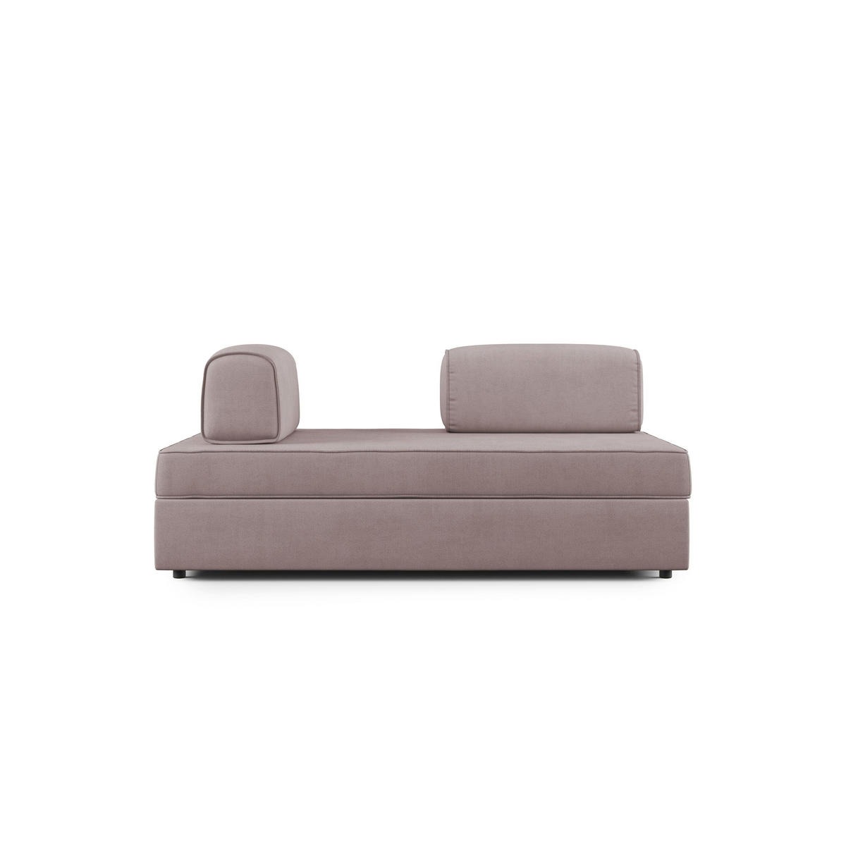 LINEARSOFA Liberty ausziehbar - Rosa, Textil (160/42/105cm) - Divani.store