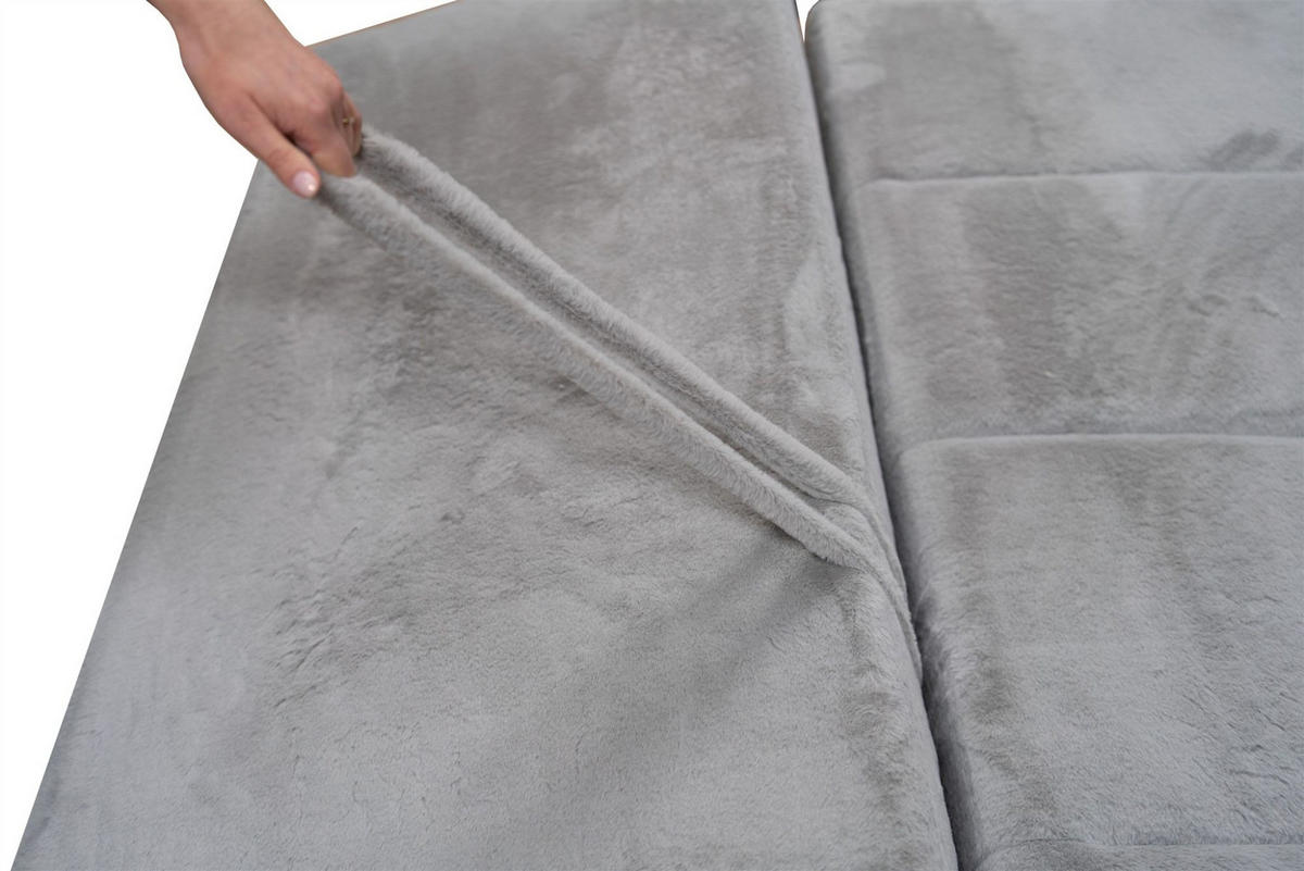 SCHLAFSOFA Anzia - Creme, Holzwerkstoff/Textil (205/97/85cm) - Fun Möbel
