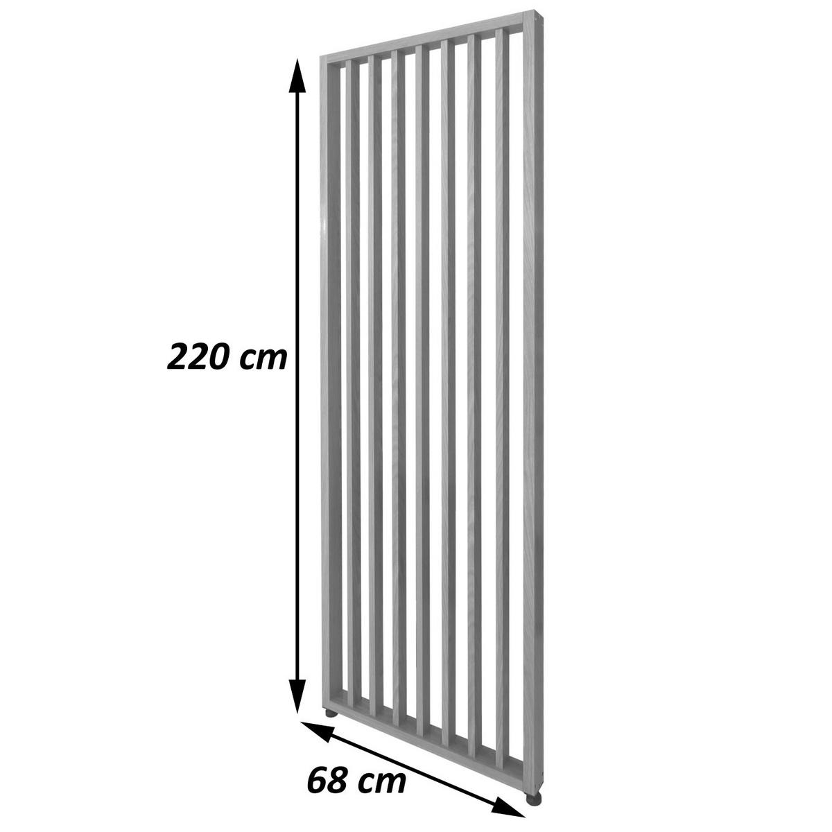 SEITENWAND FÜR PERGOLA Braun - Braun, Metall (68/220/6cm) - MCW