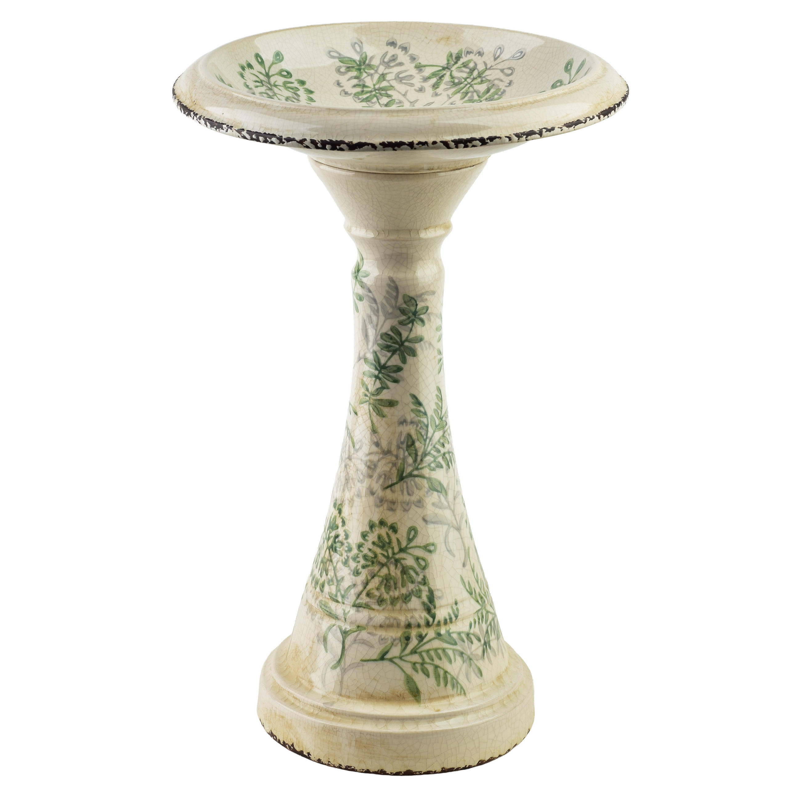 TRÄNKE Crocket 26/26/40,5cm - Grün, Keramik (43cm) - Mondex
