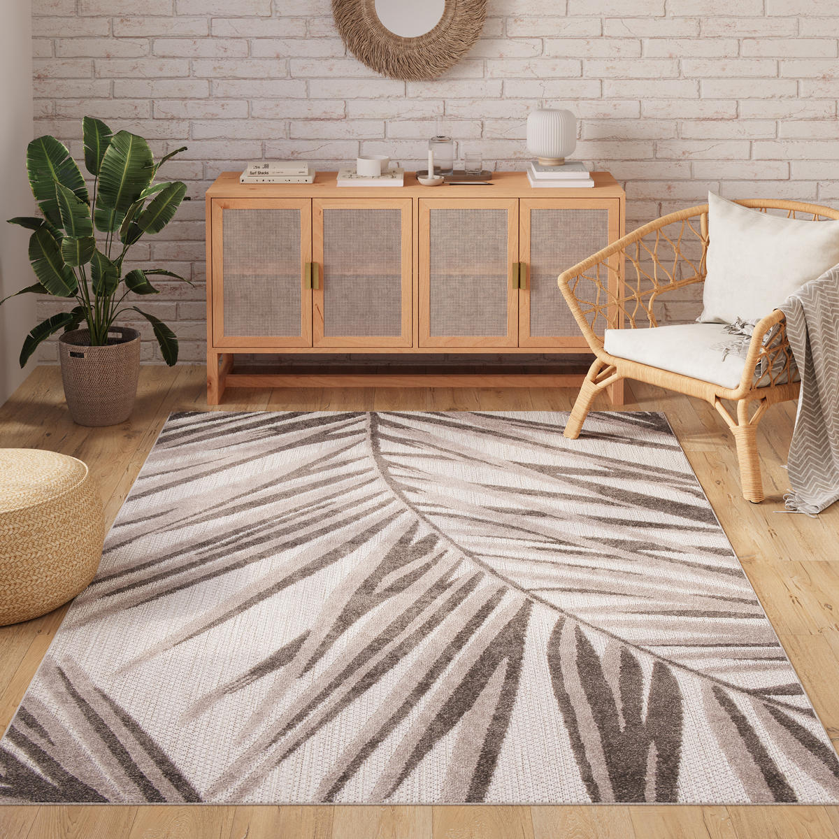 TEPPICH PATIO Grau 200/300 cm - Grau, Kunststoff (200/300cm) - Tapiso