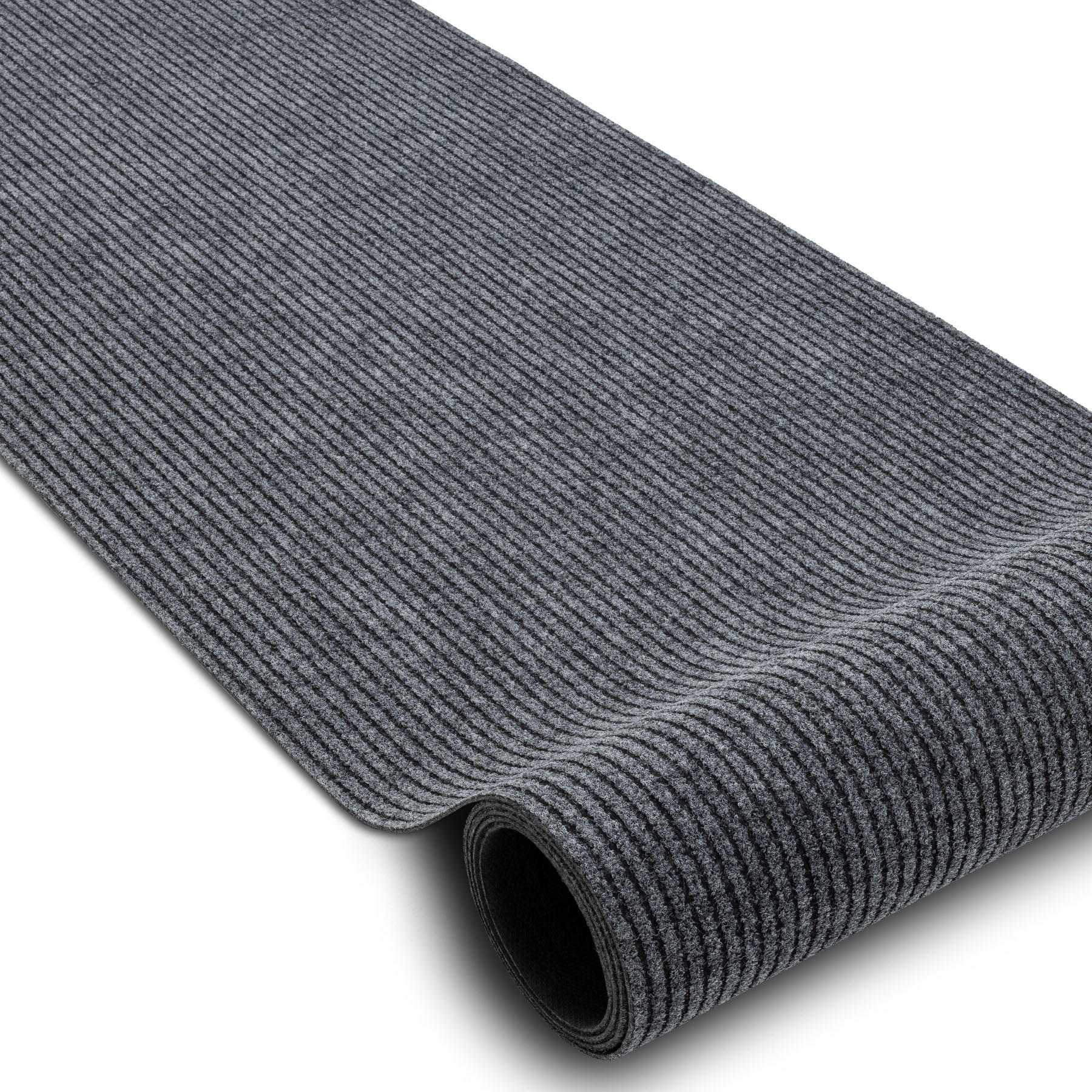 LÄUFER Türmatte rutschfest 80/230 cm - Grau, Textil (80/230cm) - rugsX