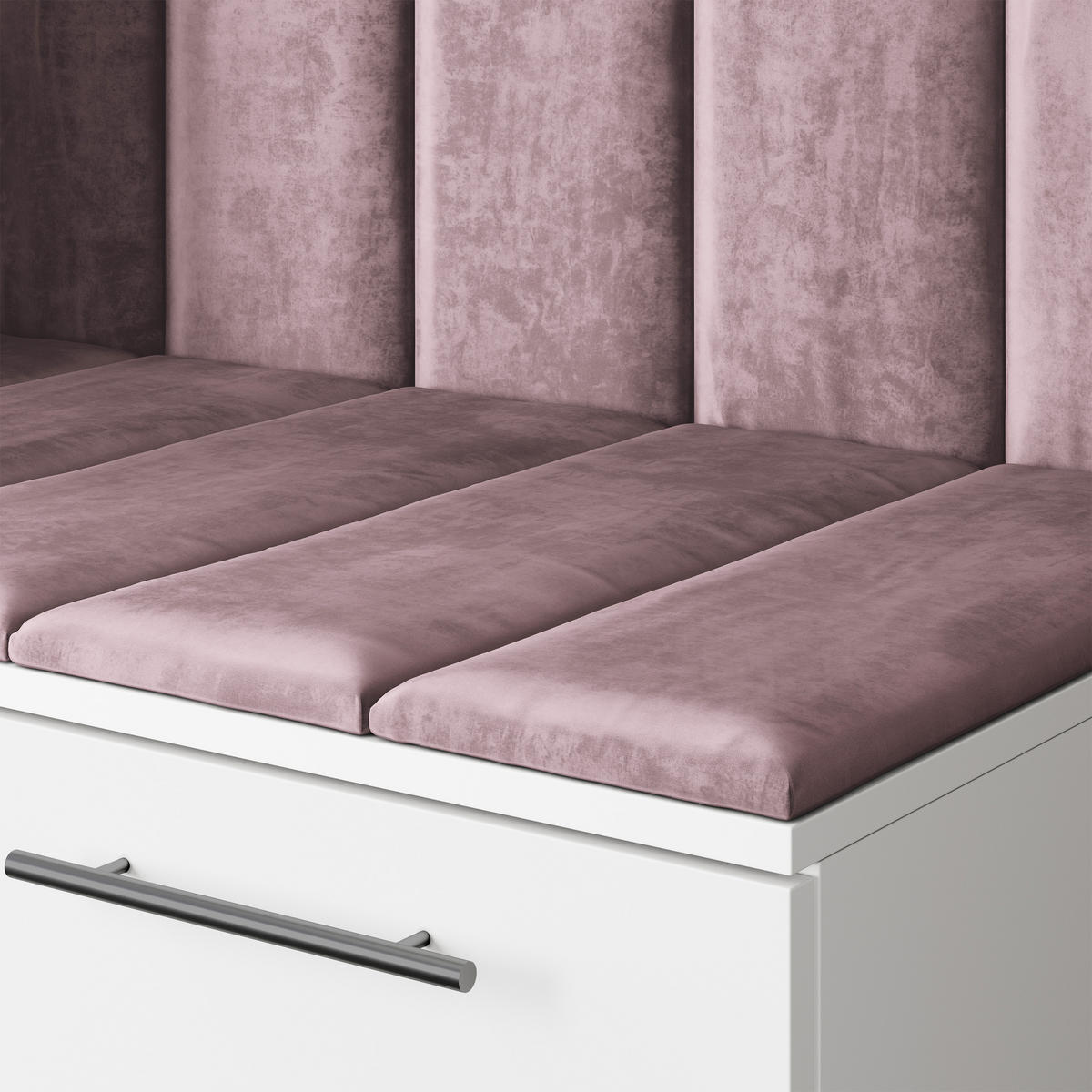 GARDEROBENSCHRANK REMA 150/240/60 cm Modern Garderobe-Set Kaschmir - Kaschmir/Lila, Holzwerkstoff (150/240/60cm) - MASSENO