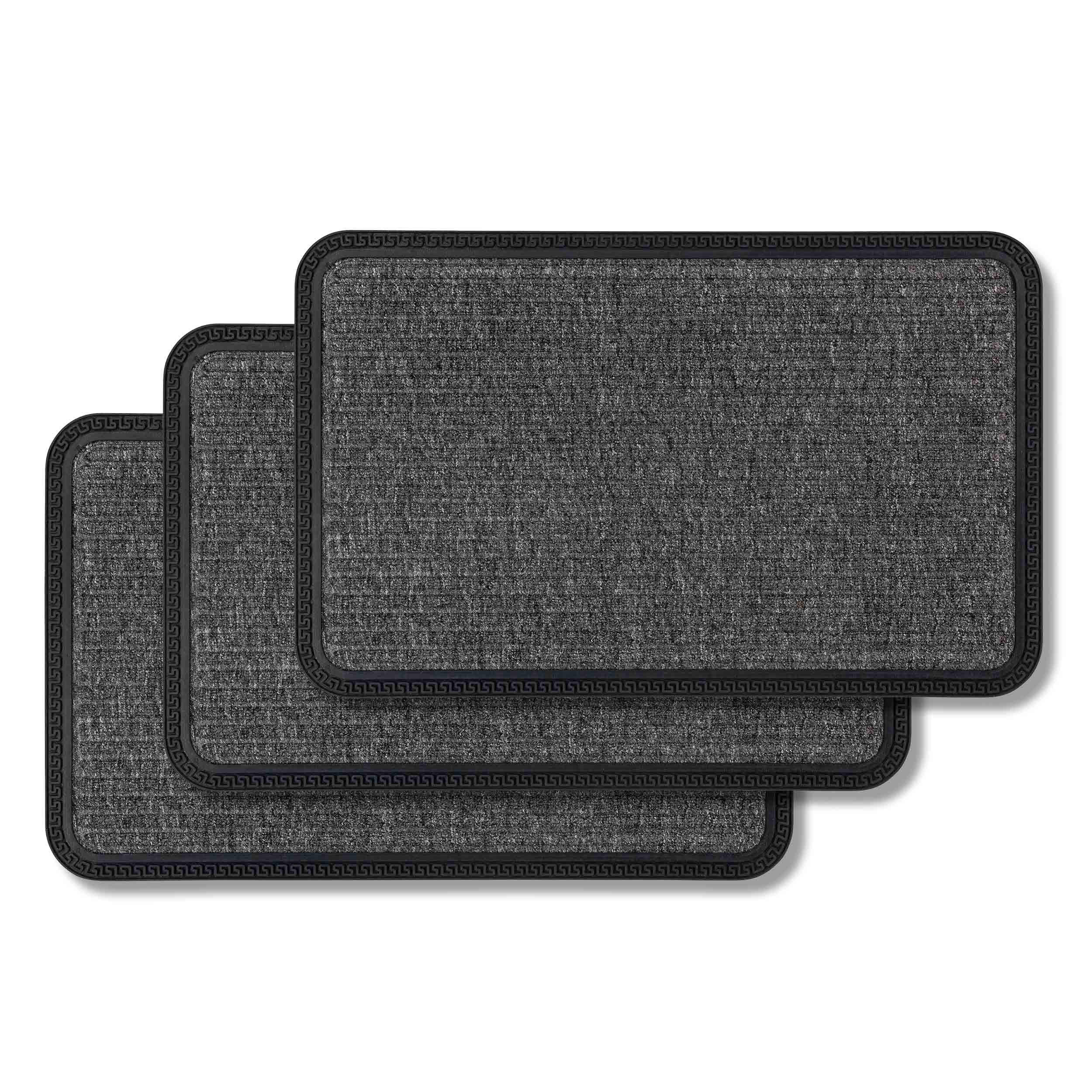 VONKAJŠIA rohož BORDER STAR 3ER SET - sivá, textil (40/60cm) - Astra