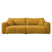 SCHLAFSOFA Furyn - Gelb/Schwarz, Holz/Kunststoff (245/82/92cm) - MIRJAN24