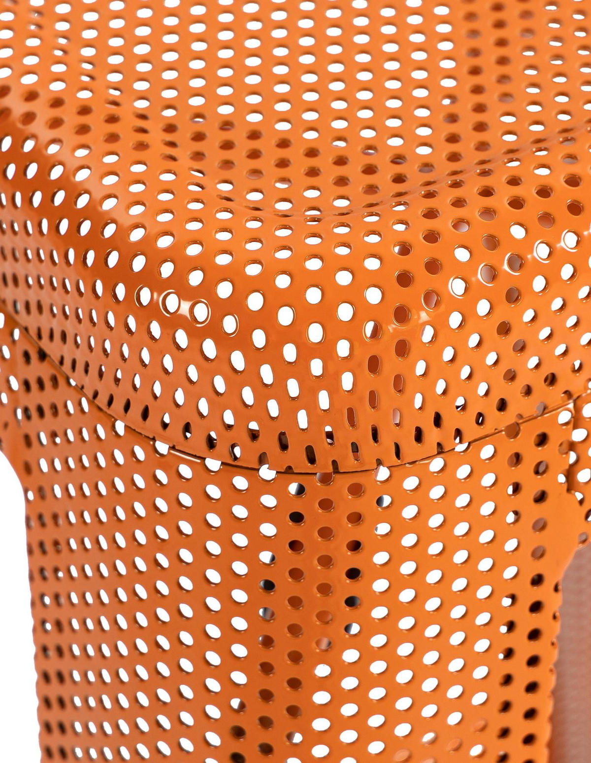 BARHOCKER 4er Set Metall orange - Orange, Metall (43/77/43cm) - CLP