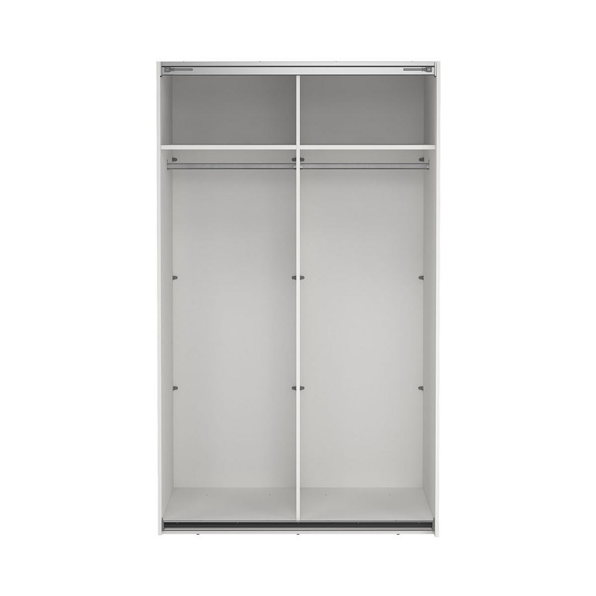 SCHIEBETÜRENSCHRANK, Como, Weiß, Holzwerkstoff, 119 x 67 x 201 cm - Weiß, Holzwerkstoff (119/201/67cm) - ebuy24