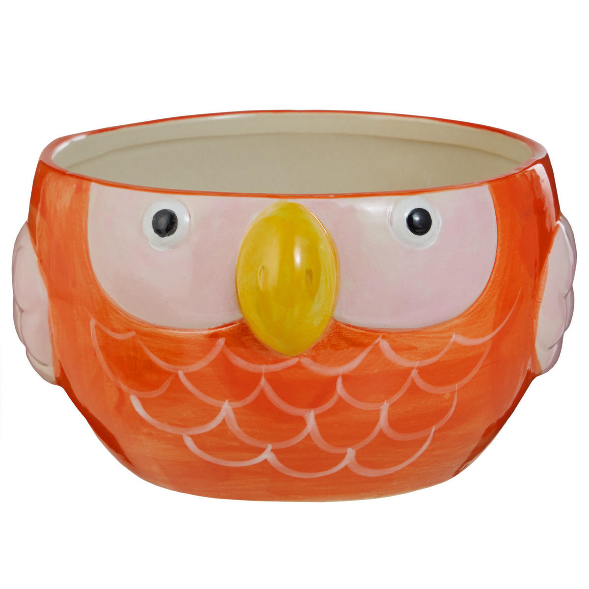 BLUMENTOPF Tropics Papagei - Orange, Keramik (11cm) - Butlers