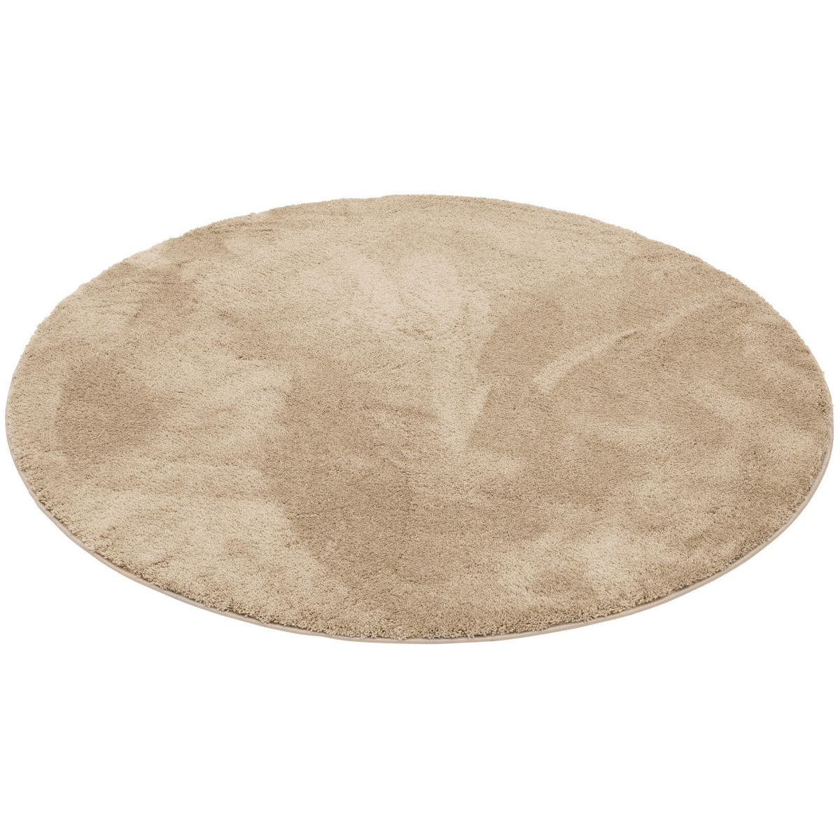 SUPER SOFT KINDER HOCHFLOR TEPPICH SILKY KIDS RUND - Beige, Textil (200/200cm) - Pergamon