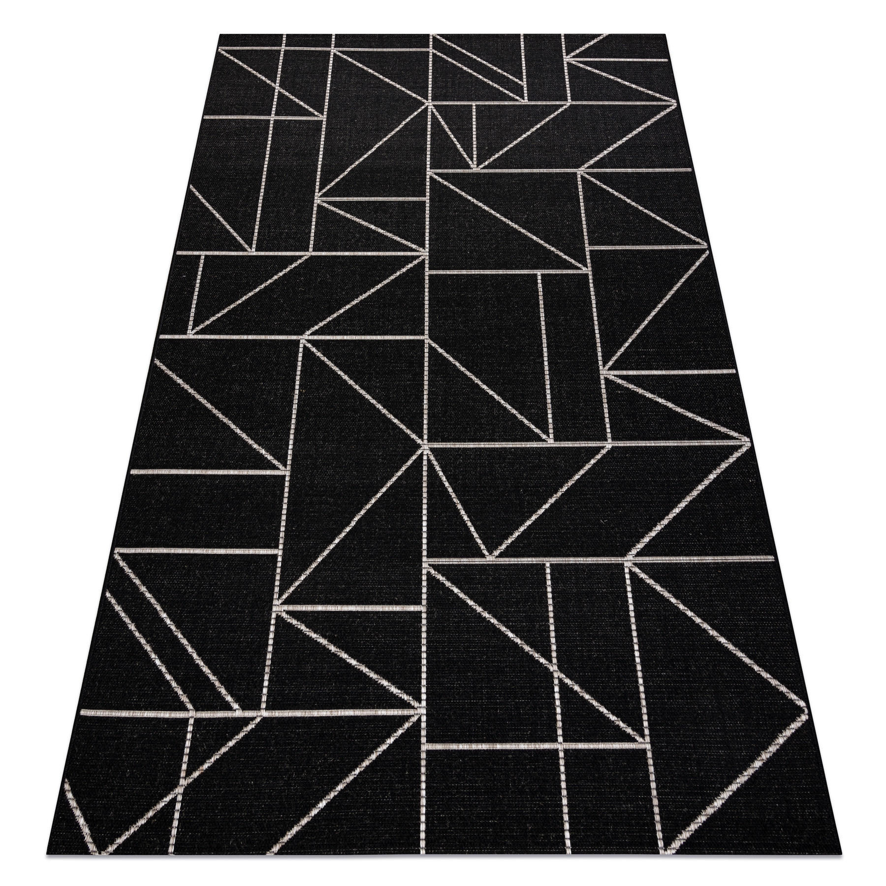 rugsX Teppich Schwarz 120x170 cm