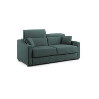 SCHLAFSOFA Amber - Grün, Textil (191/100/98cm) - Divani.store