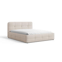 POLSTERBETT 17 140 x 200 cm – Aragon – Bett mit Federmechanismus und Stauraum - Beige, Holz (140/200cm) - ROYAL24_MARKT