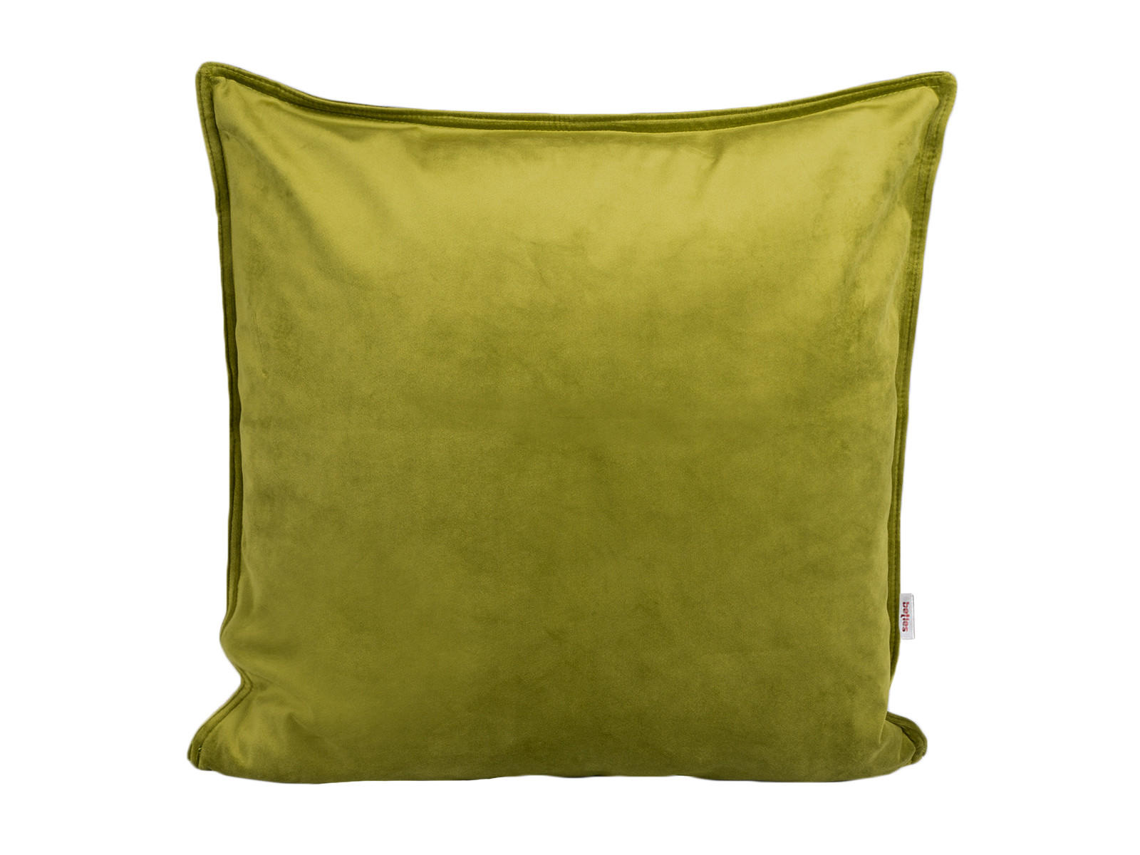 KISSENHÜLLE Samt&Sonders mai-grün 60/60 cm - Olivgrün/Grün, Textil (60/60cm) - beties Heimtextil
