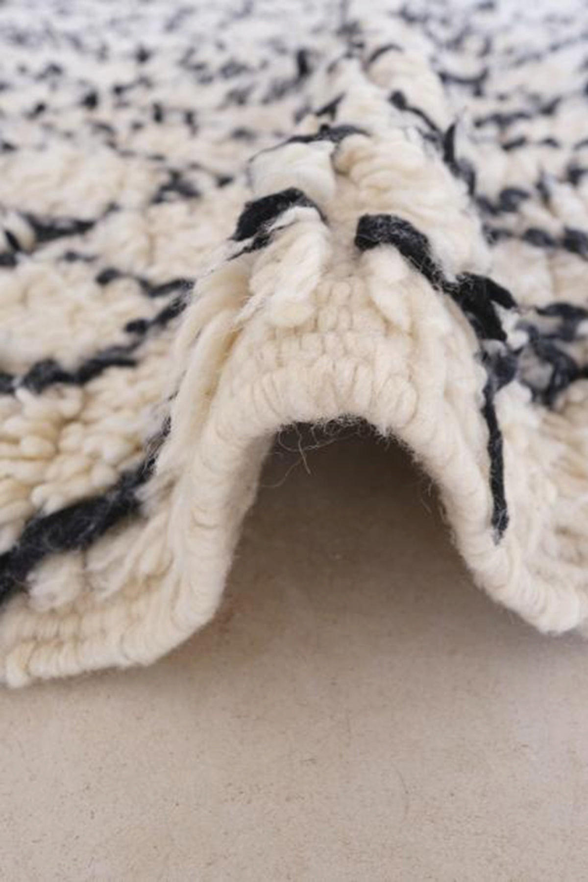 BERBERTEPPICH aus reiner Wolle 193x 407 cm - Weiß, Naturmaterialien (193/407cm) - AFK Living