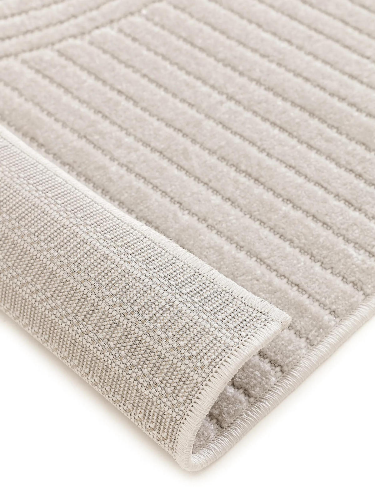 OUTDOORLÄUFER Mars Cream 80x240 cm - Creme, Naturmaterialien/Textil (80/240cm) - benuta Pop