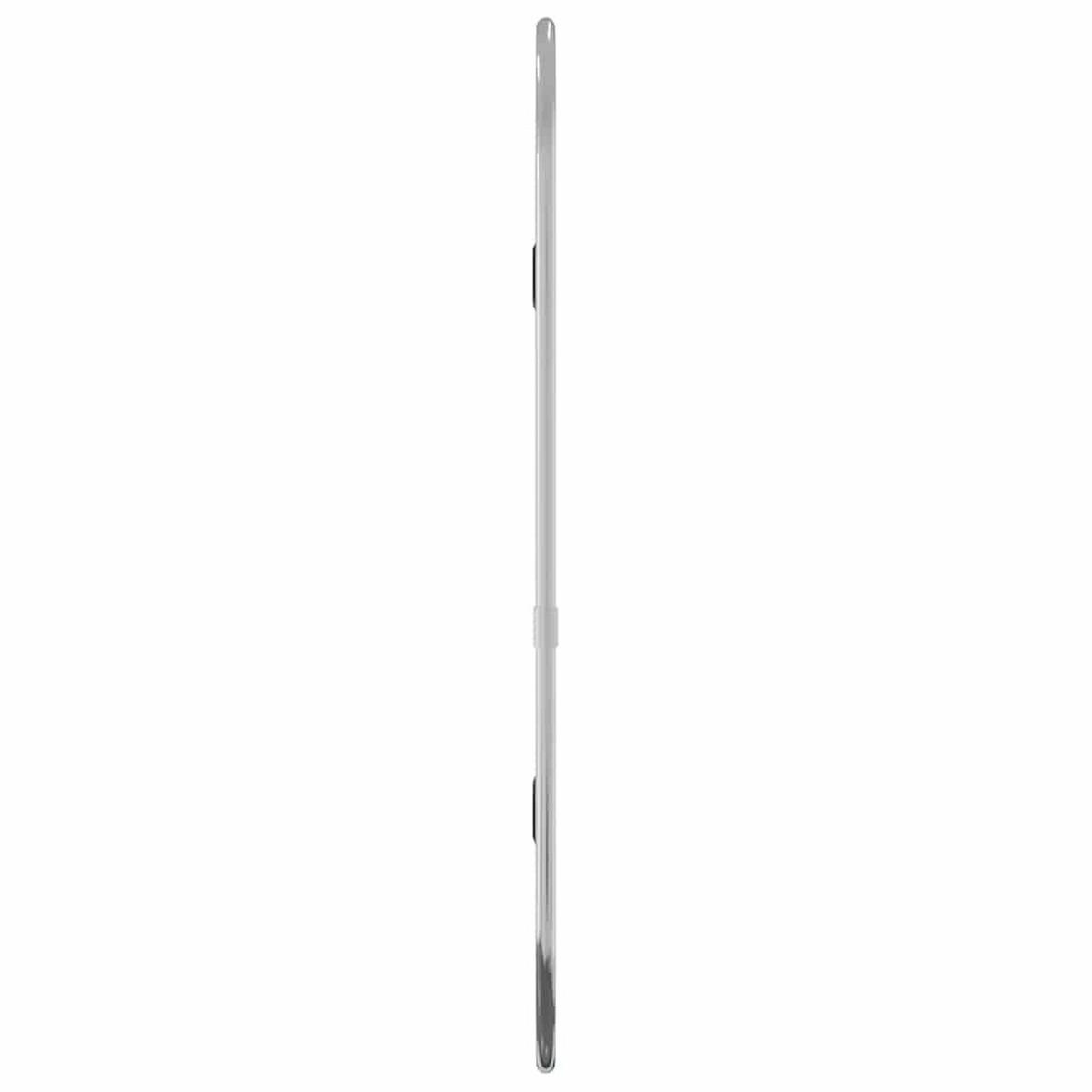 WANDSPIEGEL Silbern 40x15 cm Oval - Silberfarben, Glas (15/40/1cm) - furnicato