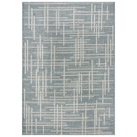KOBEREC pro Interiér i Exteriér Cangas Capa Mazovia 250x350cm Béžový Grafitový Abstraktní Krátký Vlas - antracitová, textil (250/350cm) - Mazovia