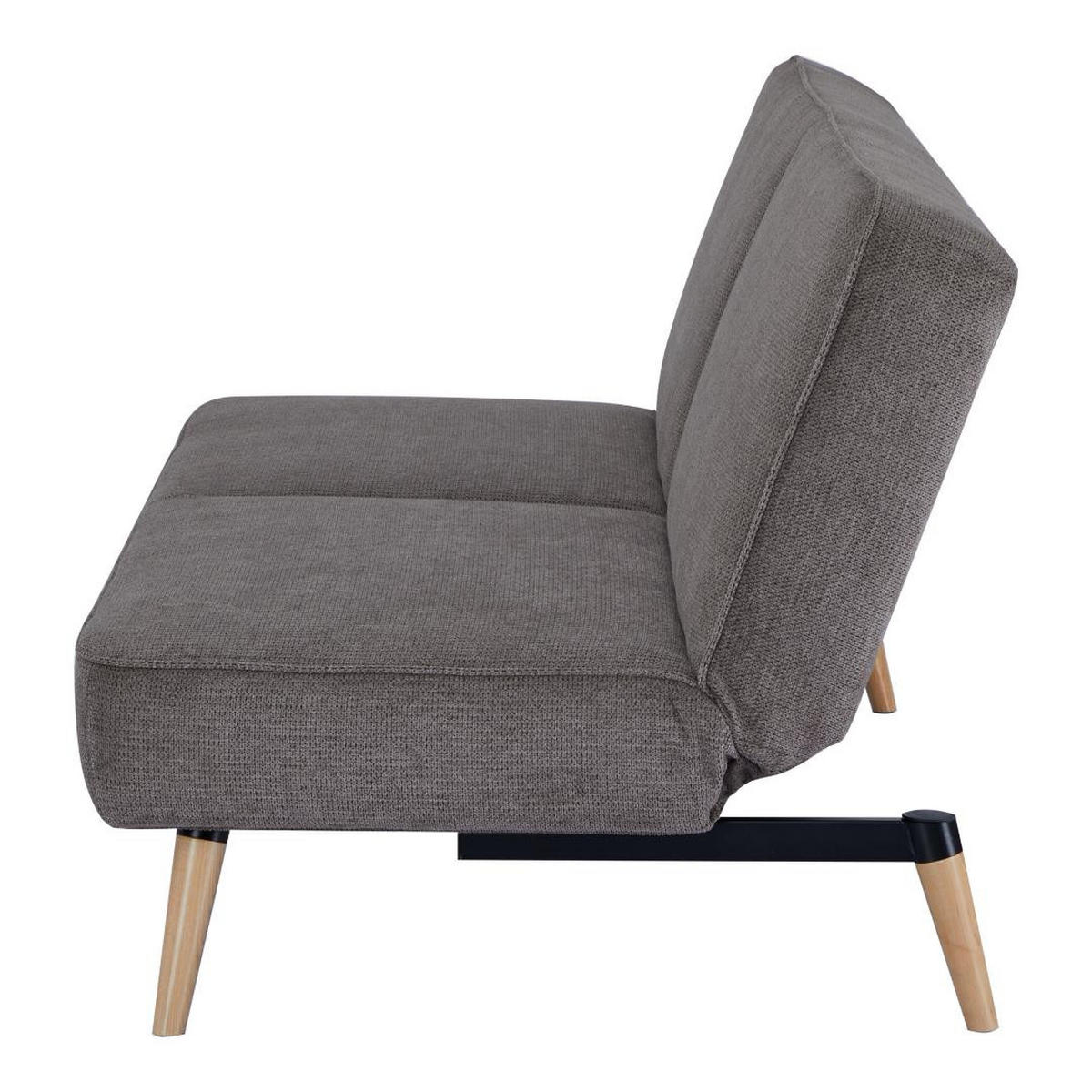 SCHLAFSOFA, Ella, Braun, Polyester, 186 x 91 x 83 cm - Braun, Textil (186/83/91cm) - ebuy24